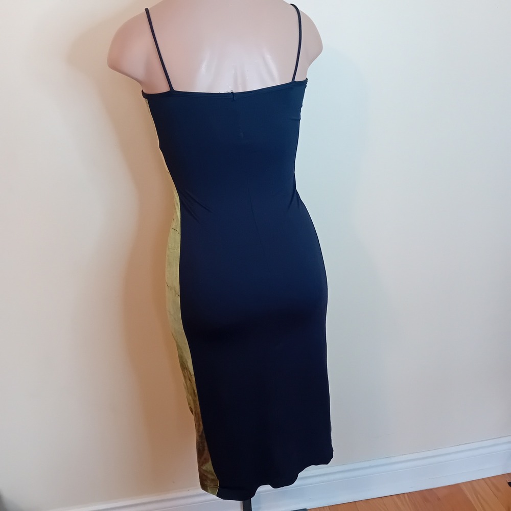 Just In Time VTG 90s Creation Of Adam‎ Regency Art Michelangelo Novelty Dress S - Picture 5 of 15